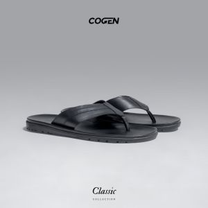Cogen Sandal Jepit Pria Kulit Sendal Cowok Classic Series
