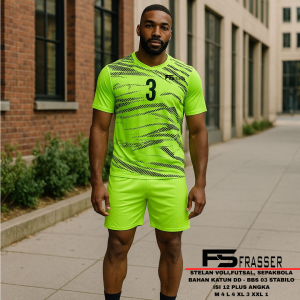 Frasser Stelan Olahraga Sepakbola Pria Dan Wanita Stelan Voli Bola Plus Angka Isi 12 Stelan STLTM 01