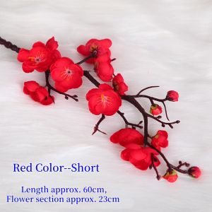 Artificial Silk Plum Blossom Cake Topper Birthday Party Flower Table Decoration Festival