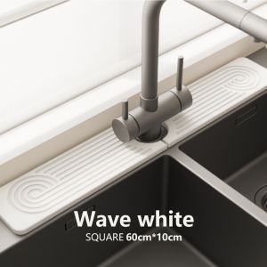 [SG]MOTIS Diatomite Faucet Mat Absorbent Anti Skid Wet Fit Kitchen Counter & Bathroom Counter 60cm*10cm