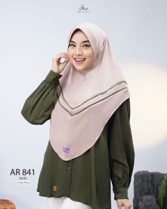 Jilbab Instan Hijab Ar Rafi Terbaru Kode Ar 841