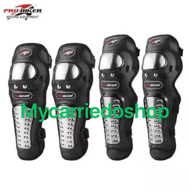 PRO BIKER STAINLESS KNEE PADS ELBOW PADS (SET)PRO BIKER