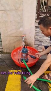 Máy Bơm Chìm Kushima KP760 - Bơm Tõm Thân inox Chất Lượng Cao Công Suất 760w Đẩy Cao 32m Ống 25m abs