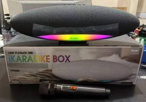 BRODU BTS-2445 Bluetooth Speaker 35W IKARAOKE Sound Box Subwoofer Shocking Heavy Bass with Wilress Microphone