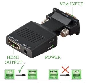 Đầu chuyển VGA to HDMI có âm thanh chất lượng cao