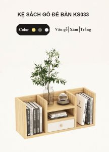 FREESHIP - Kệ Sách Gỗ Lắp Ghép Để Bàn Tatana KS033 – có thiết kế theo yêu cầu khách hàng