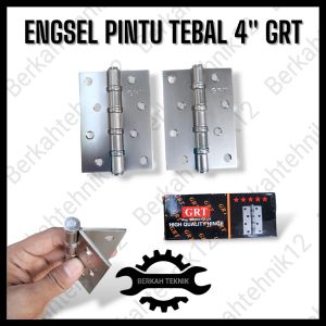 Engsel Pintu 4" Tebal Stainless Engsel Jendela 3 inch Grt Original