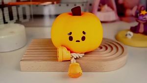 Pumpkin Silicone Night Light Cartoon Simple Atmosphere Light Gift Tap Light Bedroom Decor Eye Protection Table Lamp