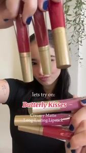 Butterfly Kisses Creamy Matte Long-Lasting Liquid Lipstick