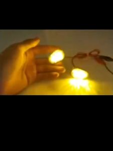 Lampu Sen Sein Tempel Motor Fairing Oval Fearing Mini New type D90 Untuk Semua Motor Sport  Ninja RR Ninja 250 CBR R15 R25 GSX (sepasanng )