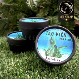 Tảo Viên Nhật Dán Kính Hộp 100 viên Thức ăn cho cá cảnh tép cảnh