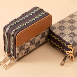 DOMPET KARTU WANITA KAMALA BEST SELLER WA1041CM KREM UANG KERTAS KOIN SIMPLE MINI MURAH PREMIUM