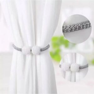 Tali Gorden Magnet Tirai Tali Pengikat Hordeng / Magnet Mutiara Pengikat Gorder