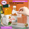 Papan Partisi Kulkas Sekat Pembatas Kulkas Organizer Pertisi Botol Air Minum Aksesoris Lemari Es Bahan Plastik Serbaguna. 