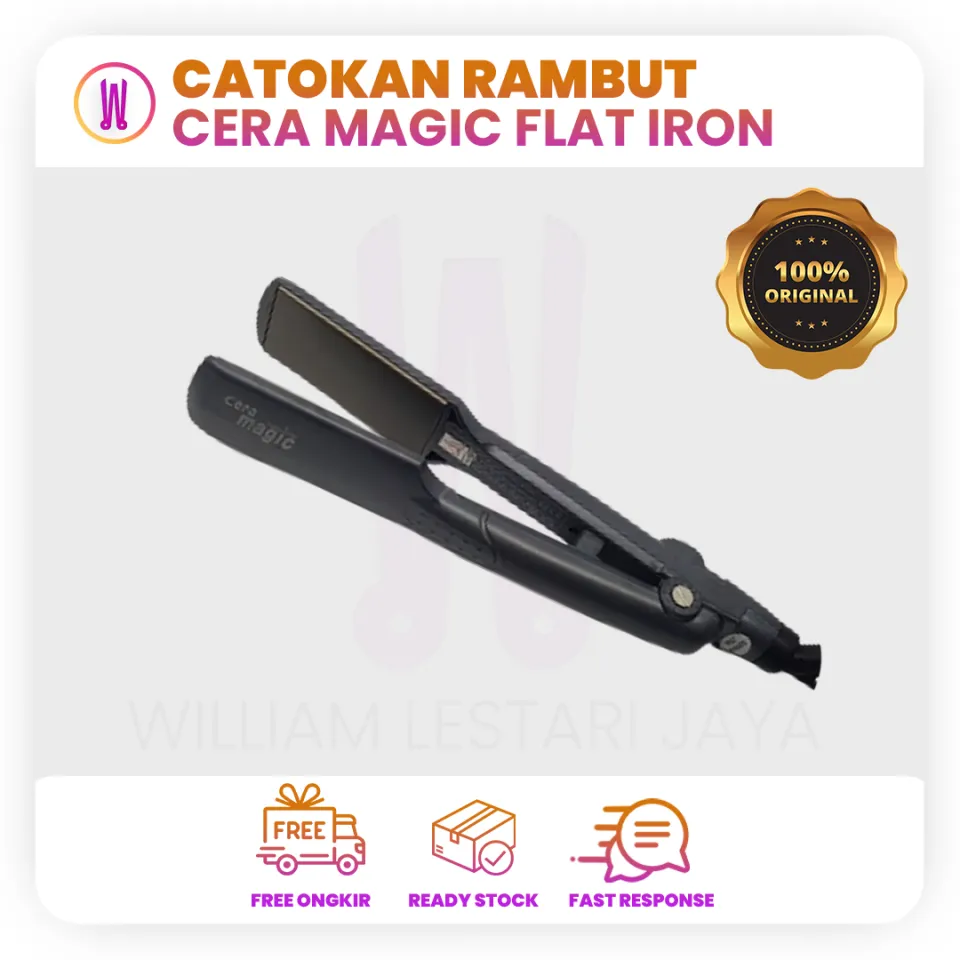 Catokan Rambut Cera Magic With Flat Iron Catok Meluruskan
