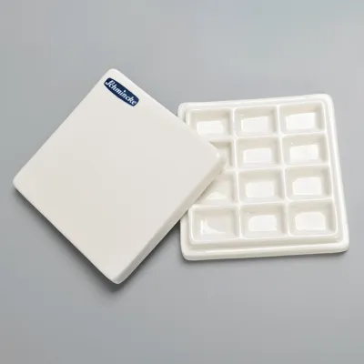Palette sứ pha màu schmincke (12 ô)