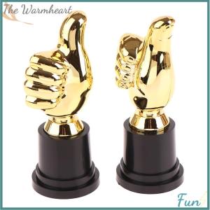 【The Warmheart】 1Pcs Mini Awards Trophies Reward Thumbs Trophy Toys Kids Competition Winner Prize For Children Party Favors