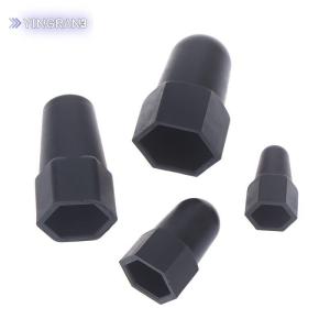 YINGRAN3 10PCS Lengthen Nut Cap Hexagonal Nut M6 M8 M10 M12PE Plastic Nut Protection Caps Hex Screw Protective Sleeve