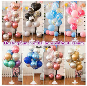 SG LOCAL STOCK Balloons Stand/Balloon Tree No helium required Birthday/wedding/Even/Party Decoration Excluding balloons)