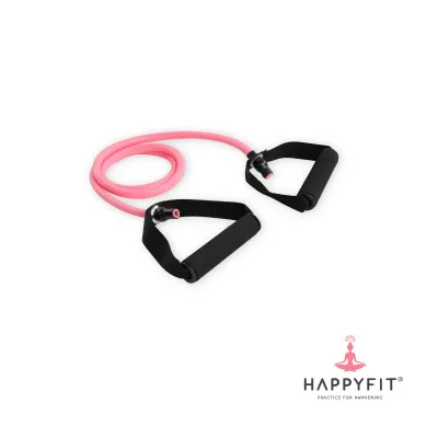 HAPPYFIT Toning Tube Resistance Bands - Tali Stretching Fitness