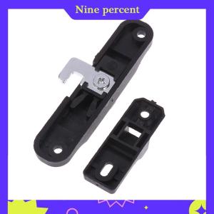 Nine percent กลอนล็อกประตูบานเลื่อนแบบดึง1ชุด ตะขอล็อกหน้าต่างกันขโมยอุปกรณ์ล็อคหน้าต่างแบบผลักดึงอเนกประสงค์