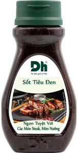 Bộ Sốt Gia Vị Chấm Ướp Thịt Nướng BBQ Dh Foods 200g (Sốt BBQ Sốt Tiêu Đen Sốt thịt nướng mật ong Sốt bít tết tiêu chín sốt bít tết trứng muối)
