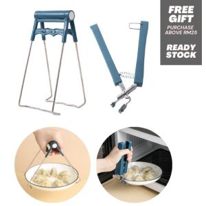Polocat Kitchen Anti-Scalding Clip Bowl Clip Pot Dish Plate Anti-Scald Clamp Gripper Stainless Steel Tools