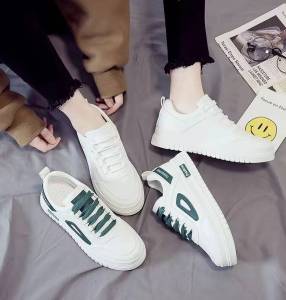 พร้อมส่ง cx054 ผ้าใบวัยรุ่นหญิง รองเท้าแฟชั่นผู้หญิง สไตล์เกาหลีรองเท้าผ้าใบผู้หญิง