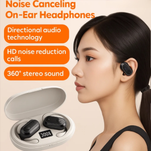 Wireless Bluetooth Earphone Hanging Ear Style Headset Noise Cancelling Sports Stereo Headphones