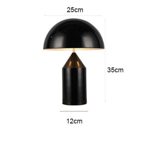 G9ที่ทันสมัยโคมไฟ LED โคมไฟตั้งโต๊ะนอร์ดิกเห็ดรูปร่างแสงหรูหราแสงในร่มตกแต่งบ้านห้องนั่งเล่นห้องนอนตารางการแข่งขัน