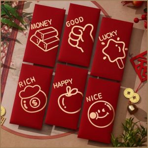 Phong Bì Màu đỏ Bao lì xì mini Lucky Star - Cá nhân hóa cao cấp thích hợp làm quà tặng phong cách mới 2026