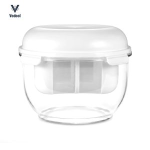 Greek Yogurts Strainer with Lid and Ultra Fine Mesh High-Capacity for Cheese Kefir & Nut Milk [Vodool Shophouse]