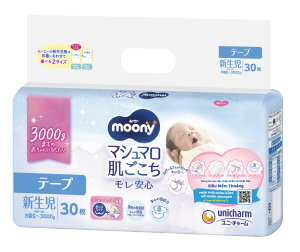 Tã Dán Và Quần Moony Blue - Moony Xanh Boys Và Girl Từ 3 Kg Đến 30 Kg Chính Hãng Unicharm - Thanh Ngân Store