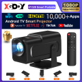 Local Delivery XGODY HY320 (Gimbal 5) Smart Portable Projector Native 1080P 10000 Lumen with Eshare Support Screen Mirroring 180° Rotation Automatic Keystone Home Theater. 