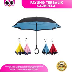 [POLOS] PAYUNG TERBALIK / KAZBRELA / KAZBRELLA REVERSE UMBRELLA