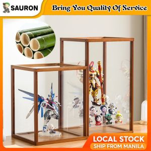 Acrylic Display Case Popmart Storage Organizer Transparent Boxes Stackable Magnetic Dustproof Box