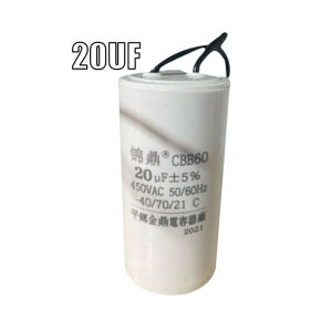 CBB60 Water Pump Start Motor Capacitor 20UF 450V for Washing Machine Dryer