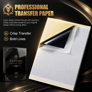 Ambition Tattoo Transfer Paper A4 100 Sheets Professional Grade Clear Transfer Line Details Precise Presentation
