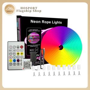 【HRFS】 Outdoor Waterproof LED Neon Strip Light Flexible IP67 Neon Light for Garden and Patio Decor