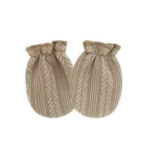 Soft Cotton Baby Mittens Elastic Wrist Scratch Proof Gloves for Newborns 0 to 1 Month Gentle Skin Protections Cover