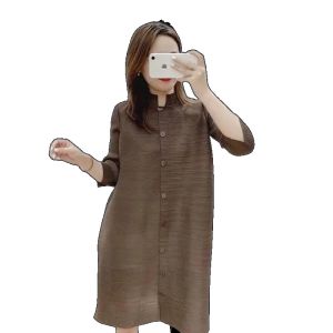 Tunik Nisya Pleated Turun Naik Viral Tiktok Dres Pleat Premium Baju Long Wanita Goyang Pakaian Cewek