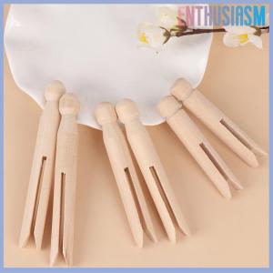 【Enthusiasm】🌟🌟【Hot Sale】🎈 5pcs Wood dolly peg Traditional Dolly Style Wooden Clothes Pegs Pins Clips
