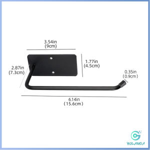 Yolanda【มีสินค้าในสต๊อก】 ที่แขวนทิชชู่ติดผนัง ราวแขวนทิชชู่ ผ้าเช็ดตัว ติดตั้งง่าย 1ชิ้น Tissue Holders