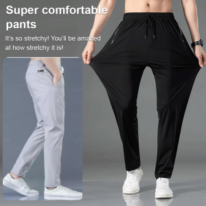 Long Pants Scratch-resistant Stretch Casual Pants Sweat Absorption Quick-drying Resistance