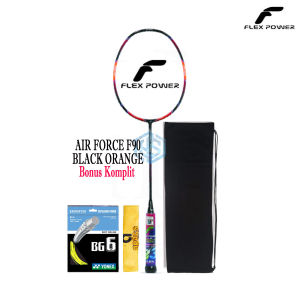Raket Badminton Flex Power Air Force F90 Bonus Komplit Raket Flexpower