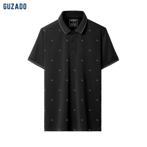 Áo Polo Nam Vải Cá Sấu Form Regular Fit Thoải Mái Họa Tiết Sang Trọng Lịch Sự GPS208 Thương Hiệu GUZADO