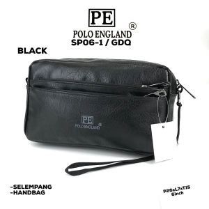 Tas Tangan Pria Kulit Handbag Bisa Selempang Clutch Bag - Dompet SP06-1