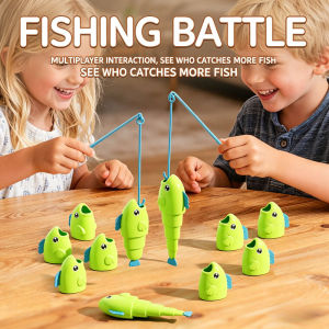 Fishing Toy Board Game Fishing Length Competition Multiple Players Interactive Toy Parent-child Toy