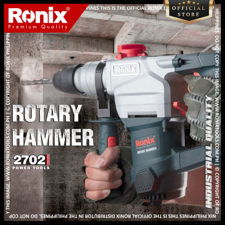 Ronix 2702 rotary hammer drill 1100w sds-plus 220v impact ideal