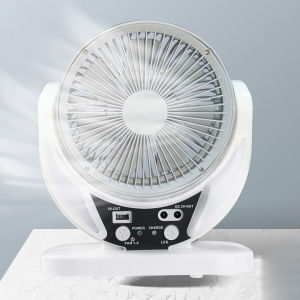 Solar Circulating Fan Multifunctional High Wind Power Rechargeable Air Circulating Fan Light